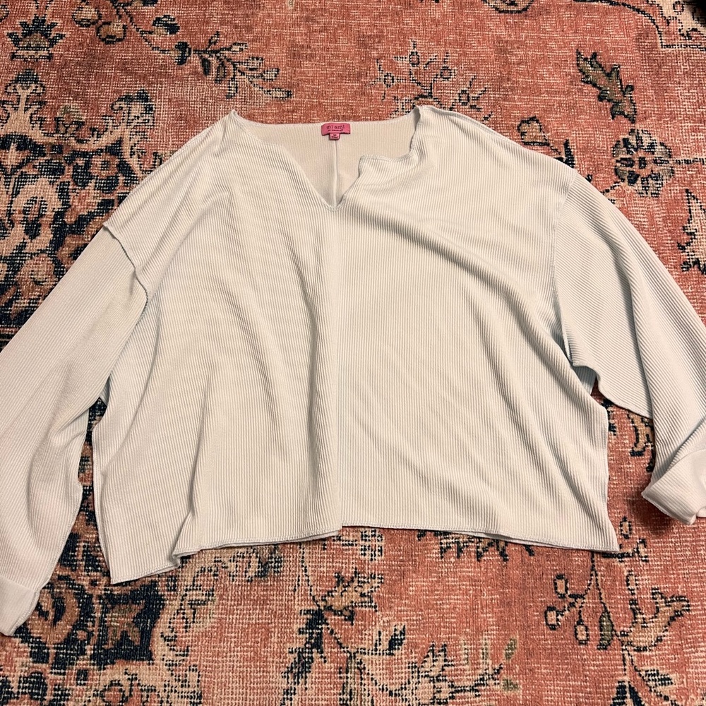 Women's Light Blue mi ami Top
